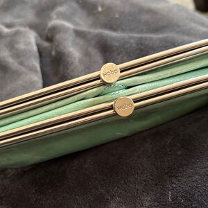HOBO Mint Leather Wallet